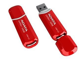 Флеш накопитель 64GB A-DATA UV150, USB 3.2, Красный фото 1