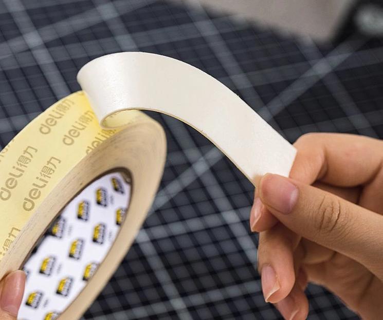 Клейкая лента монтажная Deli EA368 бежевый шир.24мм дл.4.57м двухсторонняя (упак.:1шт) фото 3
