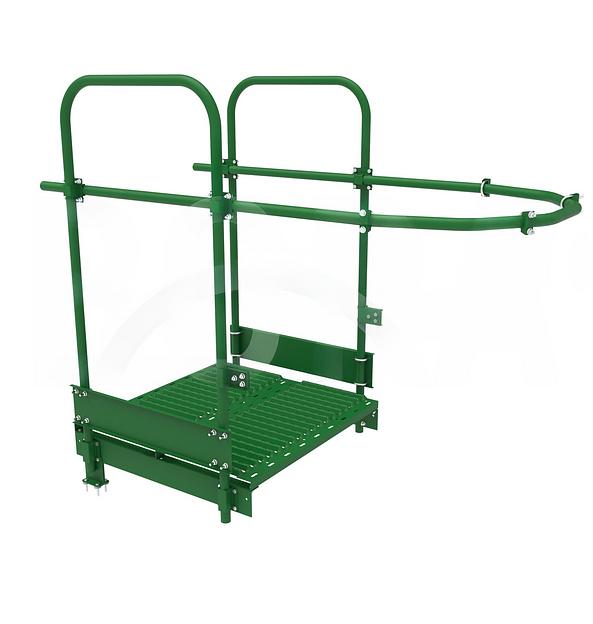 Площадка пожарной лестницы Bora П1-2, 0.8×1.6 м, опт фото 1