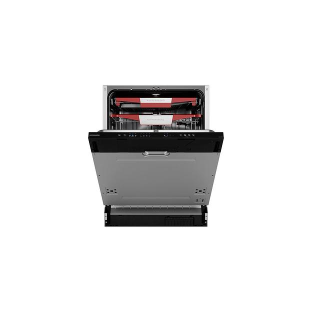 Встраиваемая посудомоечная машина KUPPERSBERG GLM 6081, полноразмерная, ширина 59.8см, полновстраиваемая, загрузка 14 комплектов, серебристый фото 1