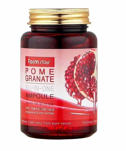 Ампульная сыворотка для лица с экстрактом граната FARM STAY ОПТ фото 3