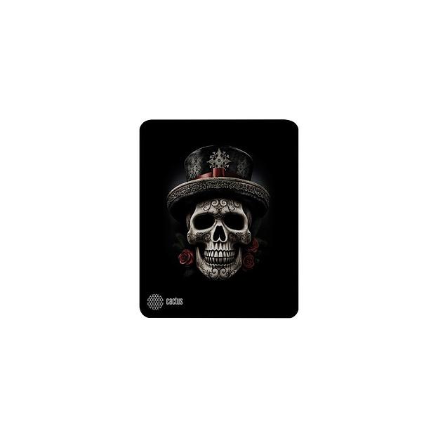 Коврик для мыши Cactus Scull рисунок, ткань, 250х200х3мм [cs-mp-d05s] фото 1