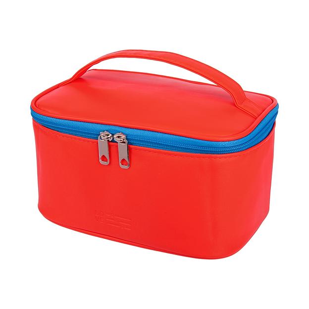 Косметичка Д220 Ш140 В120, алый, синий фото 1