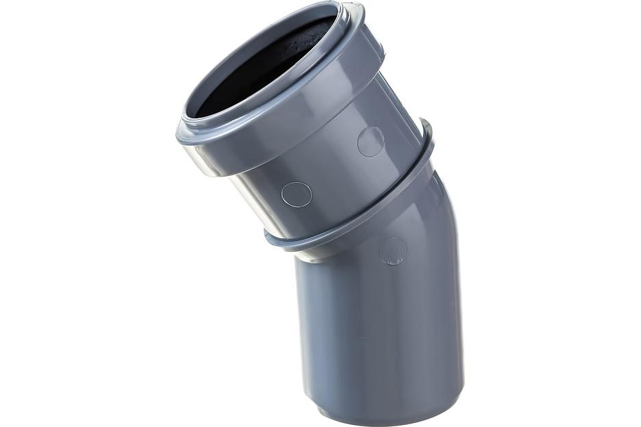 Отвод канализационный 30 град. 50 фото 2