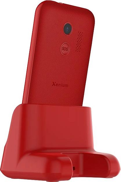 Мобильный телефон Xenium X718 красный моноблок 2Sim 1.77" 128x160 Spreadtrum ThreadX RTOS 0.3Mpix GSM900/1800 MP3 фото 6