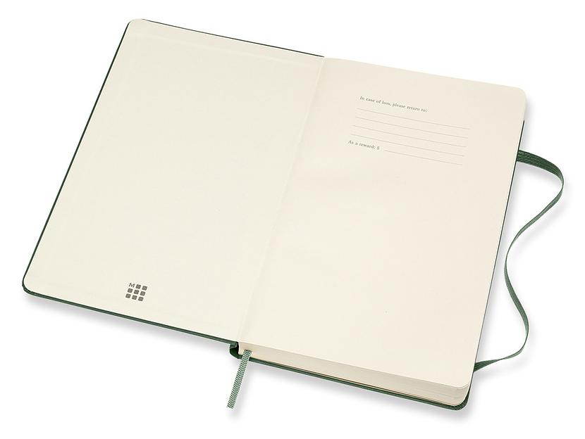 Ежедневник Moleskine CLASSIC Large 130х210мм 400стр. зеленый фото 2