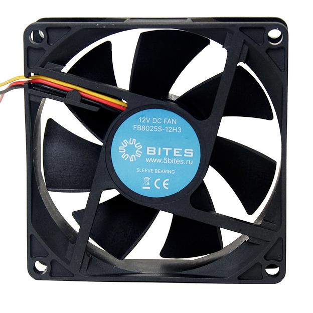 5bites Вентилятор FB8025S-12H3 80X25 / SLEEVE / 3000RPM / 3P фото 1