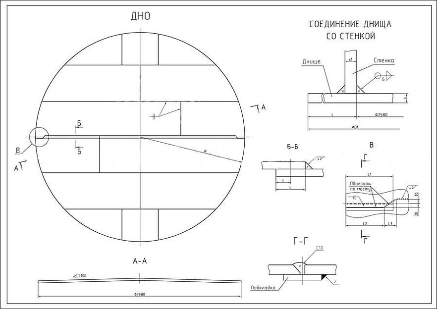 Резервуар вертикальный стальной цилиндрический РВС-300 м³ фото 8