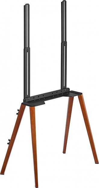 Подставка для телевизора Cactus CS-ST3644BKWN, 43-65", напольный, черный / орех фото 1