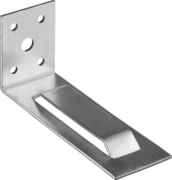 ЗУБР СОС-2.0, 125 x 50 x 40 x 2 мм, угол, скользящая опора для стропил (310166) фото 1