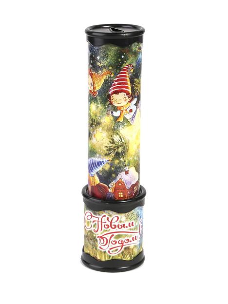 Новогодняя игрушка детская Калейдоскоп «Гномики» 20×5,6 см, 80339, опт фото 1