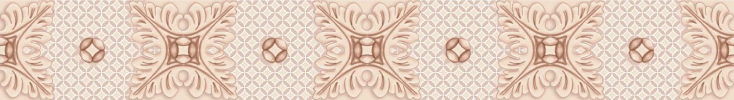 Плитка керамическая CERSANIT Petra 600x80 светло-бежевый бордюр PR1J301 фото 1