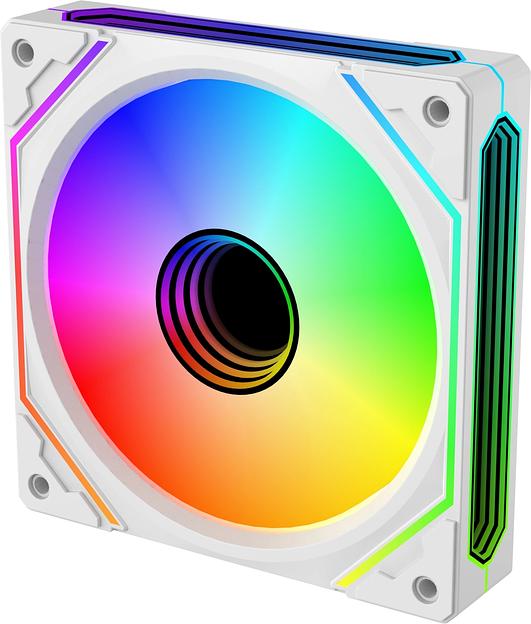 Вентилятор для корпуса Bloody BD-CF120ARGB5 ARGB 120х120x25 белый 4-pin 26дБ (BD-CF120ARGB5-WH) Ret фото 3