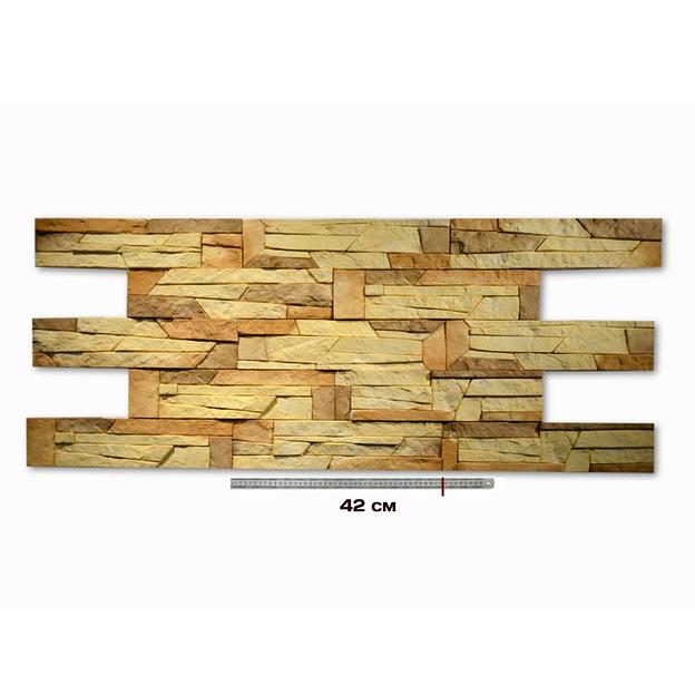 Облицовочный камень для фасада София Песочная фото 6