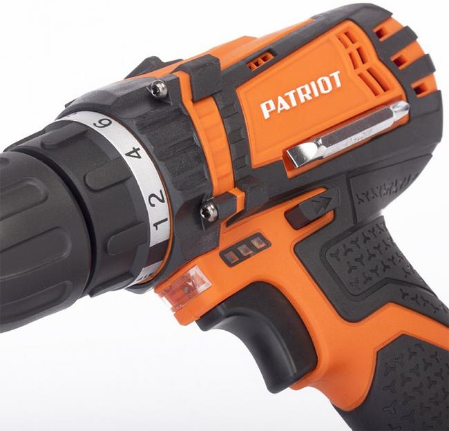 Дрель-шуруповерт Patriot BR 181UES аккум. патрон:быстрозажимной (кейс в комплекте) фото 3
