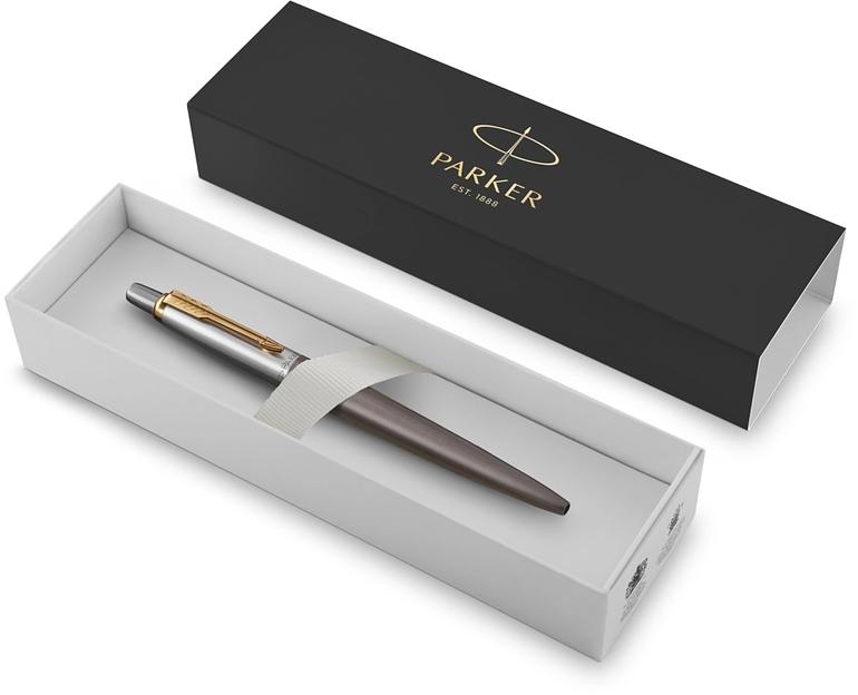 Ручка шариков. Parker Jotter Grey Core GT (2213723) M син. черн. подар.кор. фото 4