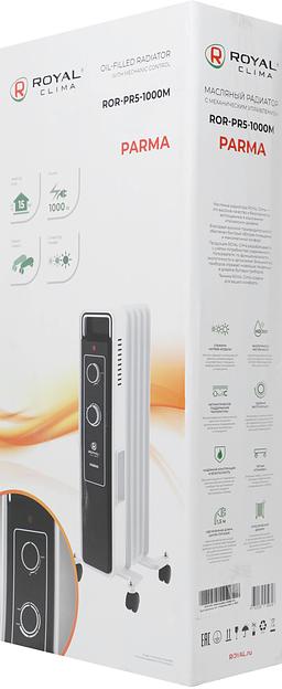 Радиатор масляный Royal Clima Parma ROR-PR5-1000M 1000Вт белый/черный фото 10