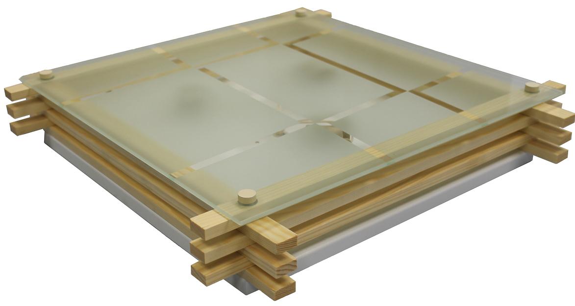 Светильник НПБ 01-3Х60-ХХХ УХЛ4 «Бонсай-2» натуральное дерево ОПТ фото 1