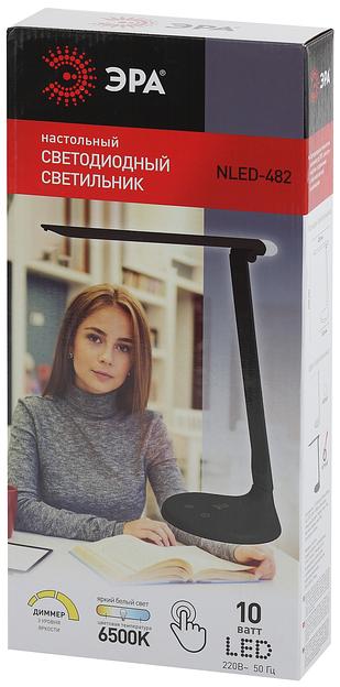 ЭРА Б0041087 NLED-482-10W-BK Светильники настольные черный наст.светильник фото 3
