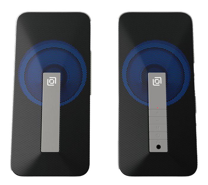 Колонки Оклик OK-130 2.0 черный 10Вт фото 2