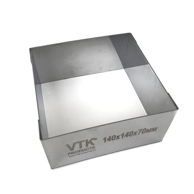 Форма для выпечки и заморозки Квадрат 140х140 мм высота 70 мм фото 2