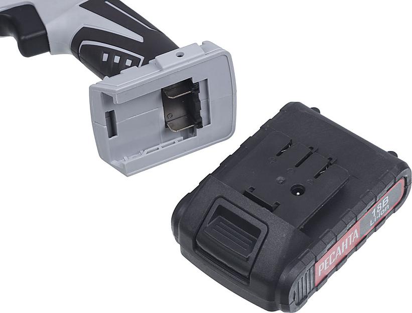 Дрель-шуруповерт ударная Ресанта ДА-18-2ЛК-У аккум. патрон:быстрозажимной (кейс в комплекте) фото 6