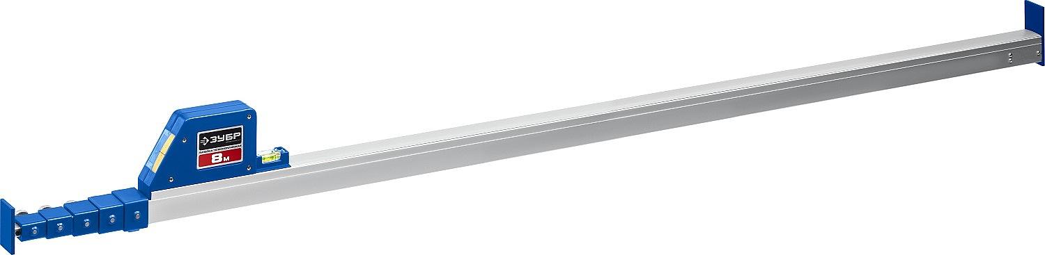 Телескопическая линейка ЗУБР, 8м фото 1