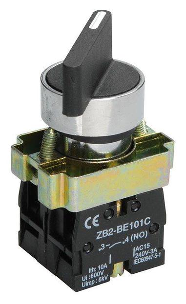 Переключатель LAY5-BJ33 3 позиции I-0-II длинная ручка фото 1