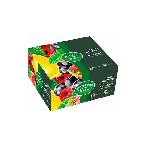 Чай чёрный Ассорти классика 50×1.5 г, опт фото 1