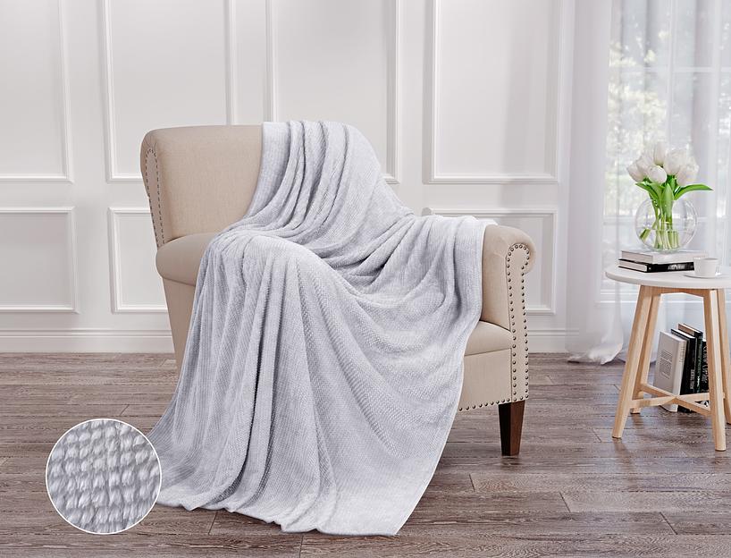 Ткань из синтетического волокна Аэрософт, серый, 190 г/м² фото 2