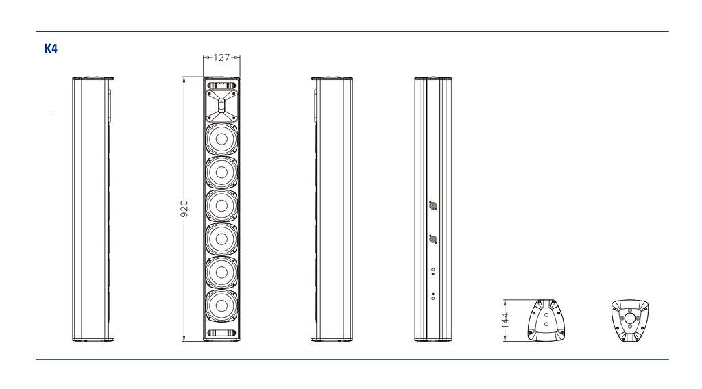 Пассивная 2-полосная акустическая система FDB audio K4 фото 3