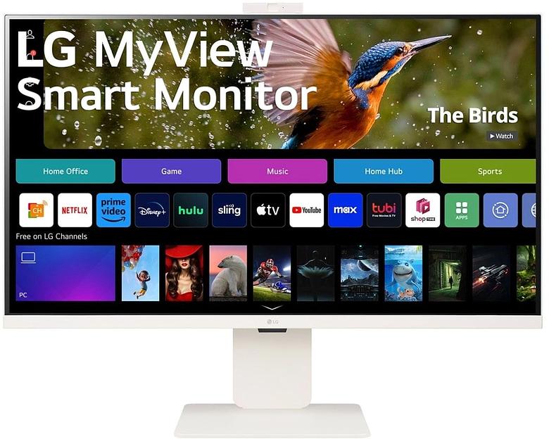 МОНИТОР 32" LG 32SR85U-W WHITE (IPS, 3840x2160, 5 ms, 178°/178°, 400 cd/m, 3000:1, +2хHDMI, +3xUSB Type-C, +MM, +WebCAM) фото 3