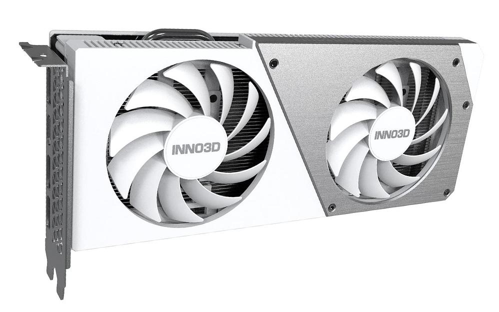 Видеокарта INNO3D GeForce RTX 4060 8GB GDDR6 TWIN X2 OC WHITE N40602-08D6X-173051W фото 1