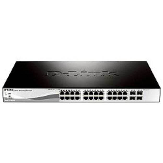 D-Link DGS-1210-28/ME/A2B Управляемый L2 коммутатор с 24 портами 10/100/1000Base-T и 4 портами 1000Base-X SFP фото 1