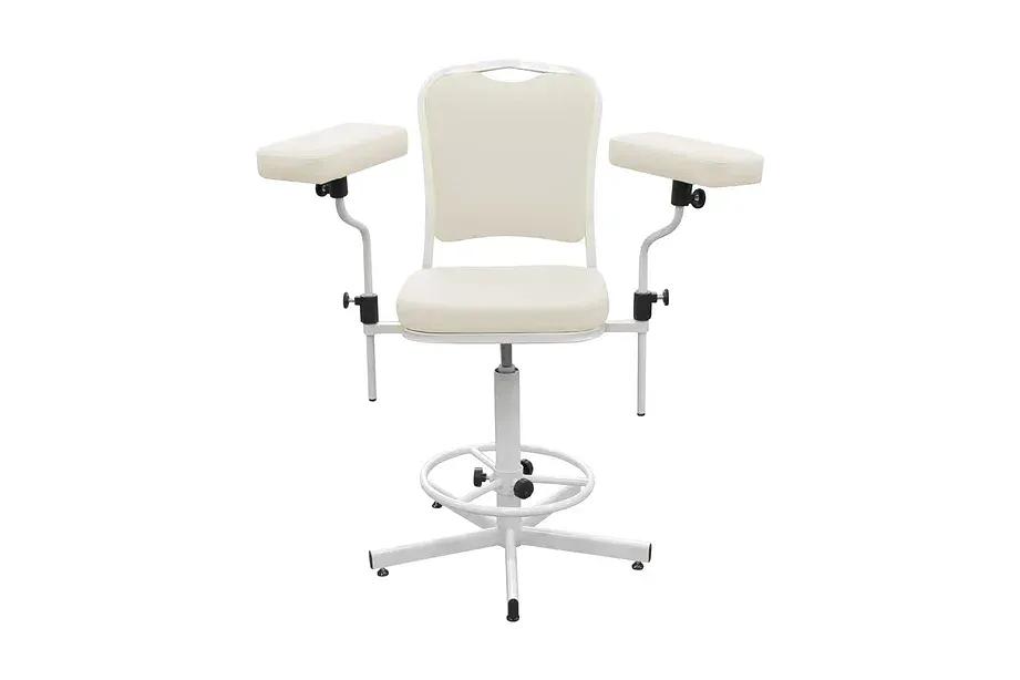 Кресло для взятия крови и анализов, 5-ти лучевая винтовая опора, регулируемое по высоте, 13 кг фото 9