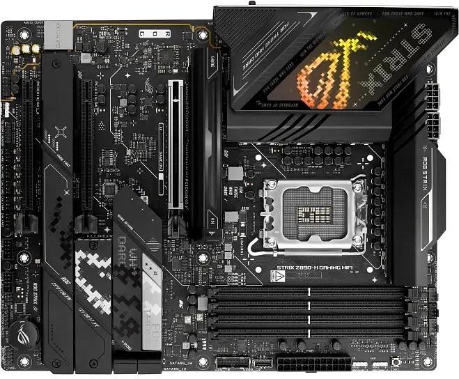 Материнская плата Asus ROG STRIX Z890-H GAMING WIFI Soc-1851 Intel Z890 4xDDR5 ATX AC`97 8ch(7.1) 5Gigabit RAID+HDMI+DP фото 1