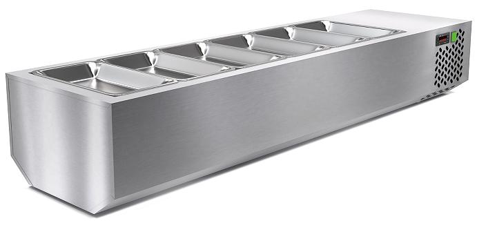 Витрина охлаждаемая настольная Открытая МВО-110 (1000x385x265 мм) фото 1