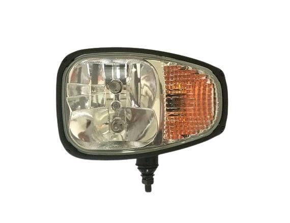 Фара основного освещения (Volvo, JCB, Hidromek, Terex). Нижнее крепление, левая, 24V. фото 1