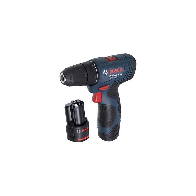 Дрель-шуруповерт Bosch GSR 120-LI, 2Ач, с двумя аккумуляторами [06019g8000] фото 1