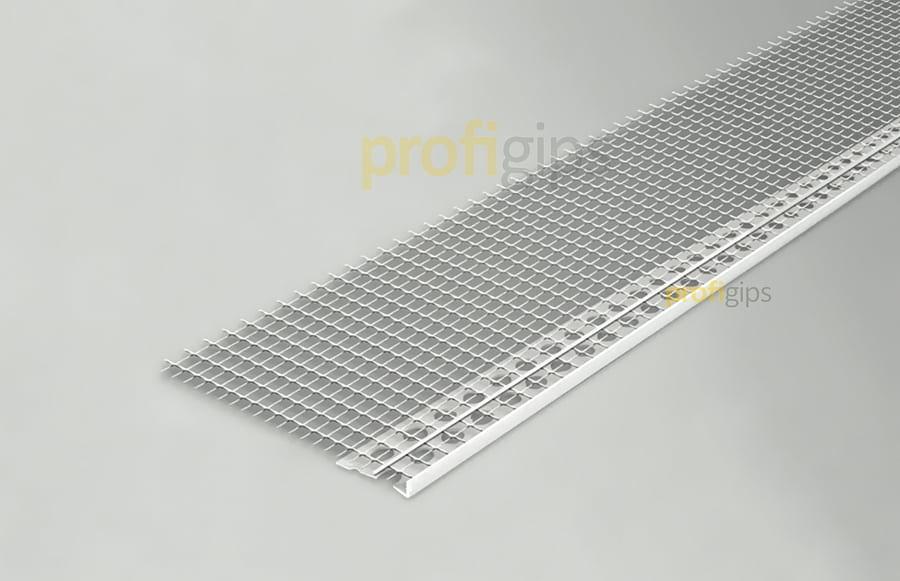 Маячковый профиль разделяющий ПВХ 6 мм с сеткой ProfiGips 2,5 м ОПТ фото 4