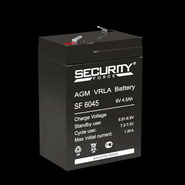 Аккумуляторная батарея SECURITY FORCE SF 6045 фото 1