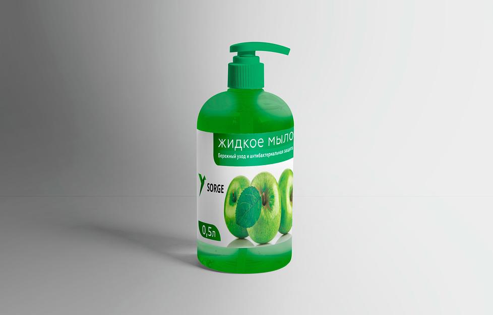 Жидкое мыло «Зелёное яблоко» 0,5 л фото 1