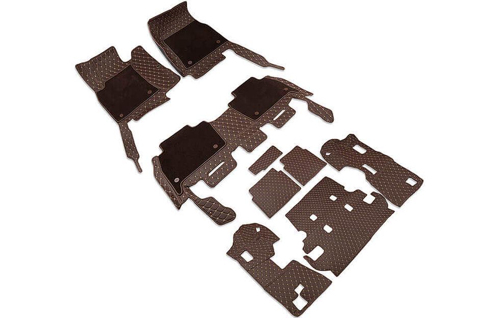 Ковры для автомобиля и багажник с текстильной вставкой 5D Lux на заказ, опт фото 5