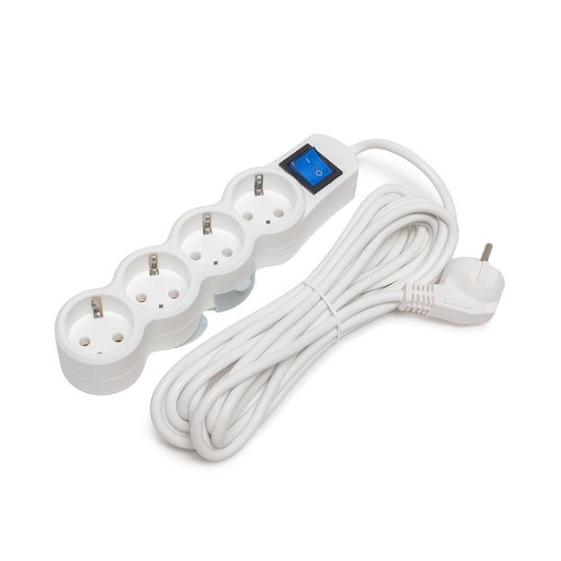 Сетевой фильтр SVC ZP4S-50M 5 м.220 в. фото 2