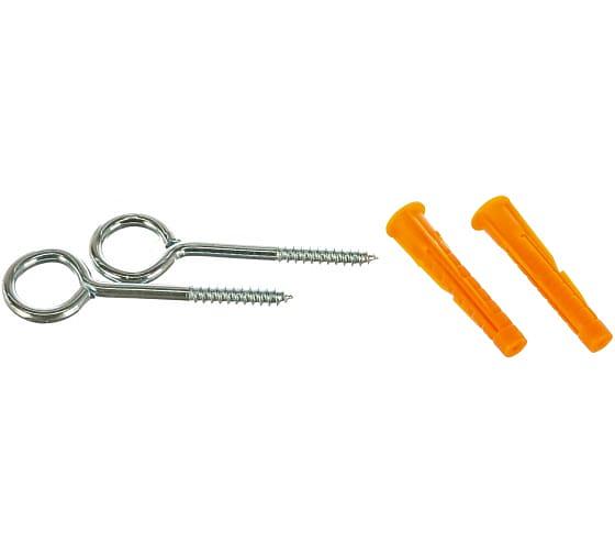 Шуруп-кольцо 8х80 с дюбелем 12.0х71 (2шт) фото 1