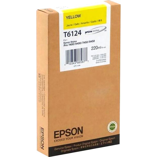Картридж Epson I/C SP-7450/9450 220ml Yellow (C13T612400) фото 1