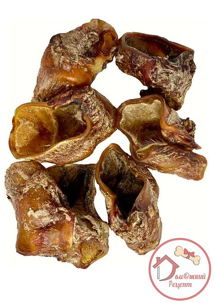 Ухо говяжье внутреннее ракушка лакомство для собак 1 кг ОПТ фото 1