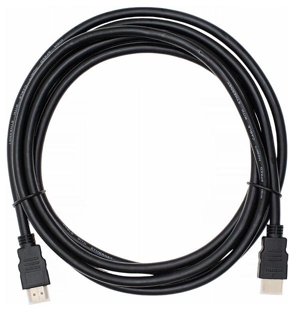 Кабель аудио-видео Cactus CS-HDMI.1.4-3 HDMI (m)/HDMI (m) 3м. Позолоченные контакты черный фото 3
