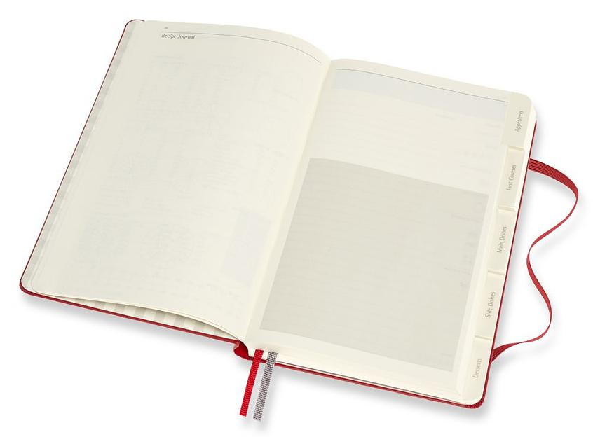 Блокнот Moleskine PASSION RECIPE PASRECP Large 130х210мм 400стр. подар.кор. красный фото 4