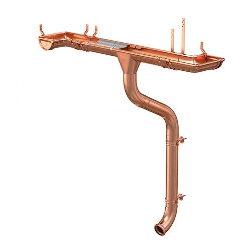 Водосточная система Aquasystem, медь ОПТ фото 1